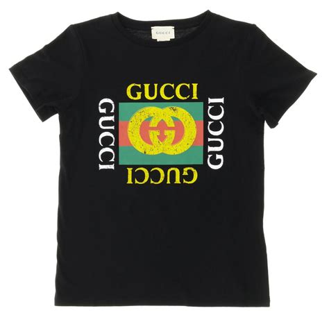 black gucci black gucci kid t-shirt|Gucci kidswear outlet.